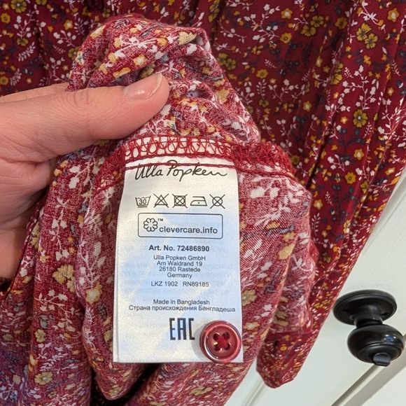 Ulla Popken Floral Tunic/Blouse - Picture 5 of 5